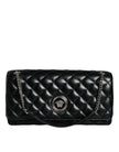 Black Quilted Lambskin Leather Crossbody Shoulder BagVERSACE Absolutely stunning, 100% Authentic, brand new with tags VERSACE bags. Brand logo, solid color, crossbody strap. Model: Crossbody bag Material: AOS100%, CO60% VI40% Colour: Black Fabric inner li