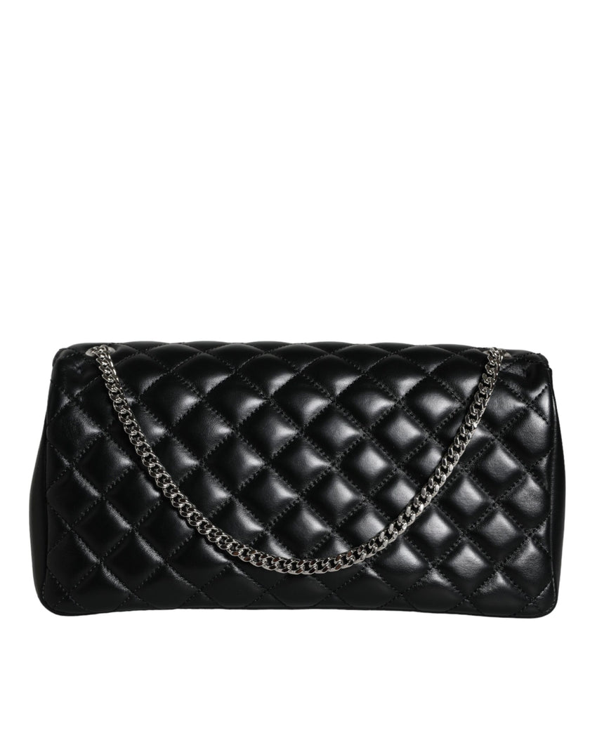 Black Quilted Lambskin Leather Crossbody Shoulder BagVERSACE Absolutely stunning, 100% Authentic, brand new with tags VERSACE bags. Brand logo, solid color, crossbody strap. Model: Crossbody bag Material: AOS100%, CO60% VI40% Colour: Black Fabric inner li