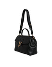 Black Top Handle Grainy Calfskin Leather Crossbody BagVERSACE Absolutely stunning, 100% Authentic, brand new with tags VERSACE bags. Brand logo, solid color, crossbody strap, magnetic fastening. Model: Crossbody bag Material: VL100%, CO100% Colour: Black
