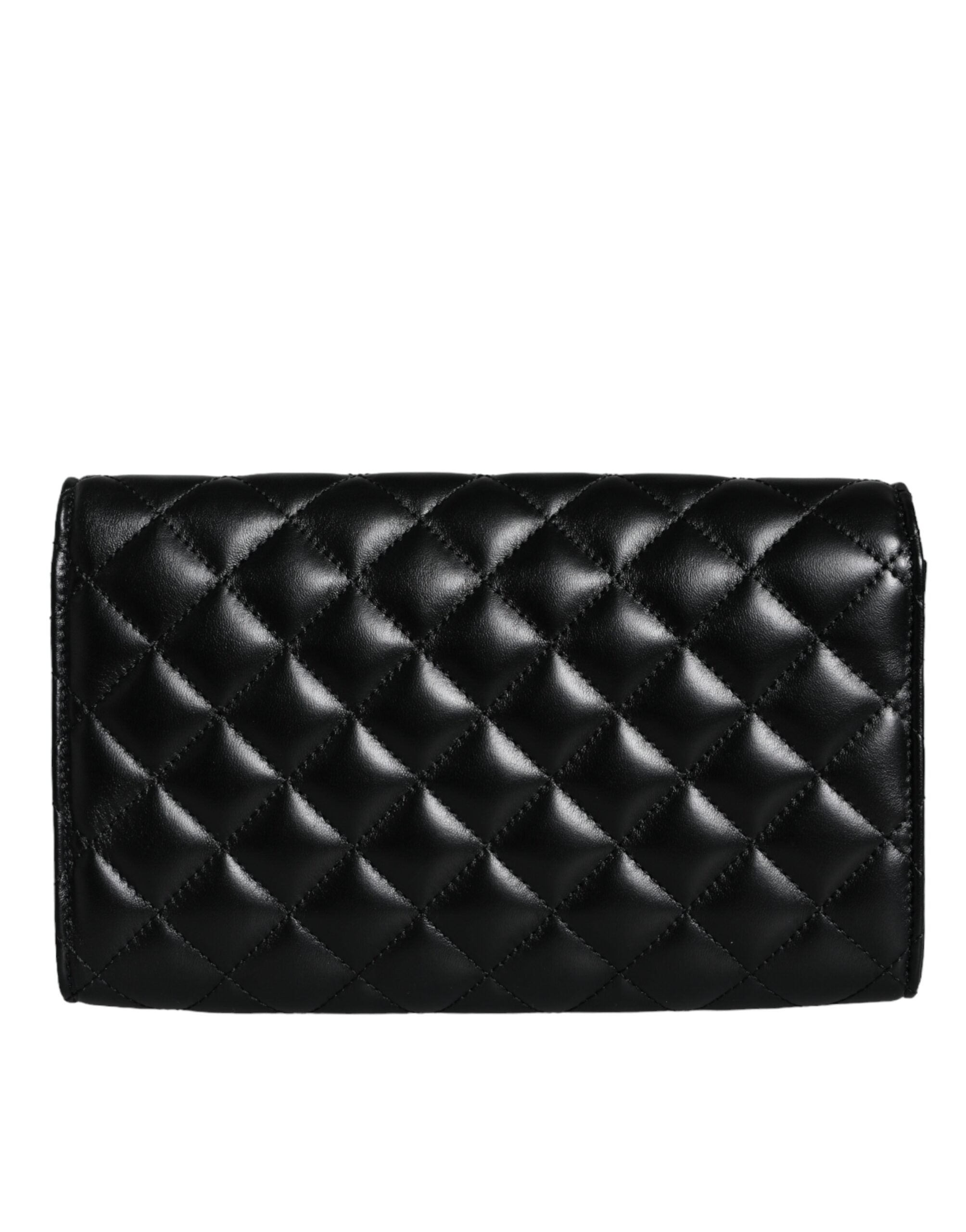 Black Quilted Nappa Leather Crossbody Shoulder BagVERSACE Absolutely stunning, 100% Authentic, brand new with tags VERSACE bags. Brand logo, solid color, crossbody strap. Model: Crossbody bag Material: AOS100%, CO60% VI40% Colour: Black Black inner lining