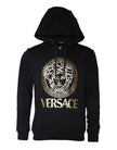 Black Medusa Print Cotton HoodiePullover Sweatshirt SweaterVERSACE Absolutely stunning, 100% Authentic, brand new with tags VERSACE printed pullover sweater crafted from cotton features a long sleeves and hoodie. Model: Pullover sweatshirt Colour: Black M