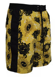 Yellow Black Printed Nylon Beachwear Shorts SwimwearDSQUARED2 Absolutely stunning, 100% Authentic, exclusive brand new DSQUARED2 beachwear swimming shorts with pattern. Model: Swim shorts Color: Yellow, Black Material: 92% Nylon 8% Elastane Elastic waist