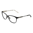 Black Stainless Steel Glasses (Frames)Gender Women Main color Black Frame color Black Frame material Stainless Steel Rim Style Full-Rim Lenses Color Demo glasses Lenses Material Plastic Lenses Effect No Extra Lenses width 54 Size 54-16-140 Lenses Height 4