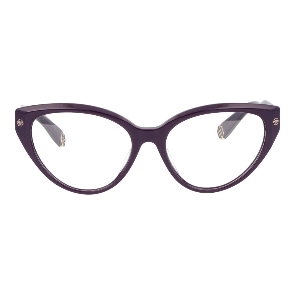 Purple Cellulose Acetate Glasses (Frames)Gender Women Main color Purple Frame color Purple Frame material Cellulose Acetate Rim Style Full-Rim Lenses Color Demo glasses Lenses Material Plastic Lenses Effect No Extra Lenses Height 42 Bridge width 16 Frame