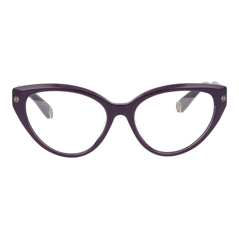 Purple Cellulose Acetate Glasses (Frames)Gender Women Main color Purple Frame color Purple Frame material Cellulose Acetate Rim Style Full-Rim Lenses Color Demo glasses Lenses Material Plastic Lenses Effect No Extra Lenses Height 42 Bridge width 16 Frame