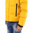 Yellow Nylon Men's Down JacketEmbrace the luxury and boldness of Dsquared² with this striking yellow nylon down jacket, designed for the man who dares to stand out. Crafted with sumptuous 100% pure goose down filling, it promises unparalleled warmth and c