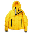Yellow Nylon Men's Down JacketEmbrace the luxury and boldness of Dsquared² with this striking yellow nylon down jacket, designed for the man who dares to stand out. Crafted with sumptuous 100% pure goose down filling, it promises unparalleled warmth and c
