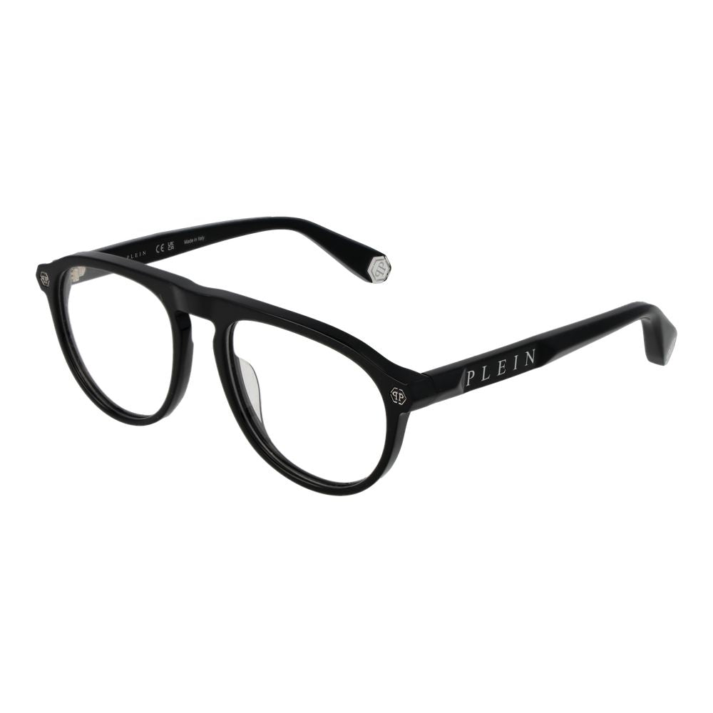 Black Synthetic Round Glasses Frames