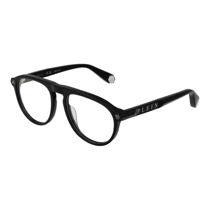 Black Cellulose Acetate Glasses (Frames)Gender Men Main color Black Frame color Black Frame material Cellulose Acetate Rim Style Full-Rim Lenses Color Demo glasses Lenses Material Plastic Lenses Effect No Extra Lenses Height 46 Bridge width 18 Frame width