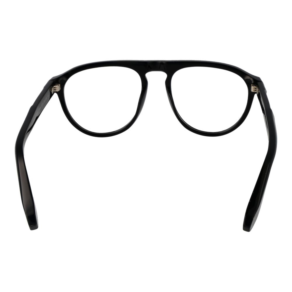 Black Synthetic Round Glasses Frames