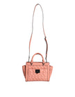 Peach Quilted Leather Logo Crossbody VIVIANNE Messenger BagMICHAEL CROSS Absolutely stunning, 100% Authentic, brand new with tags MICHAEL KORS soft padded diamond quilted leather messenger bag with silver-tone embossed hardware. Model: VIVIANNE messenger