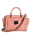 Peach Quilted Leather Logo Crossbody VIVIANNE Messenger BagMICHAEL CROSS Absolutely stunning, 100% Authentic, brand new with tags MICHAEL KORS soft padded diamond quilted leather messenger bag with silver-tone embossed hardware. Model: VIVIANNE messenger