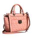 Peach Quilted Leather Logo Crossbody VIVIANNE Messenger BagMICHAEL CROSS Absolutely stunning, 100% Authentic, brand new with tags MICHAEL KORS soft padded diamond quilted leather messenger bag with silver-tone embossed hardware. Model: VIVIANNE messenger