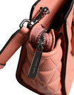 Peach Quilted Leather Logo Crossbody VIVIANNE Messenger BagMICHAEL CROSS Absolutely stunning, 100% Authentic, brand new with tags MICHAEL KORS soft padded diamond quilted leather messenger bag with silver-tone embossed hardware. Model: VIVIANNE messenger
