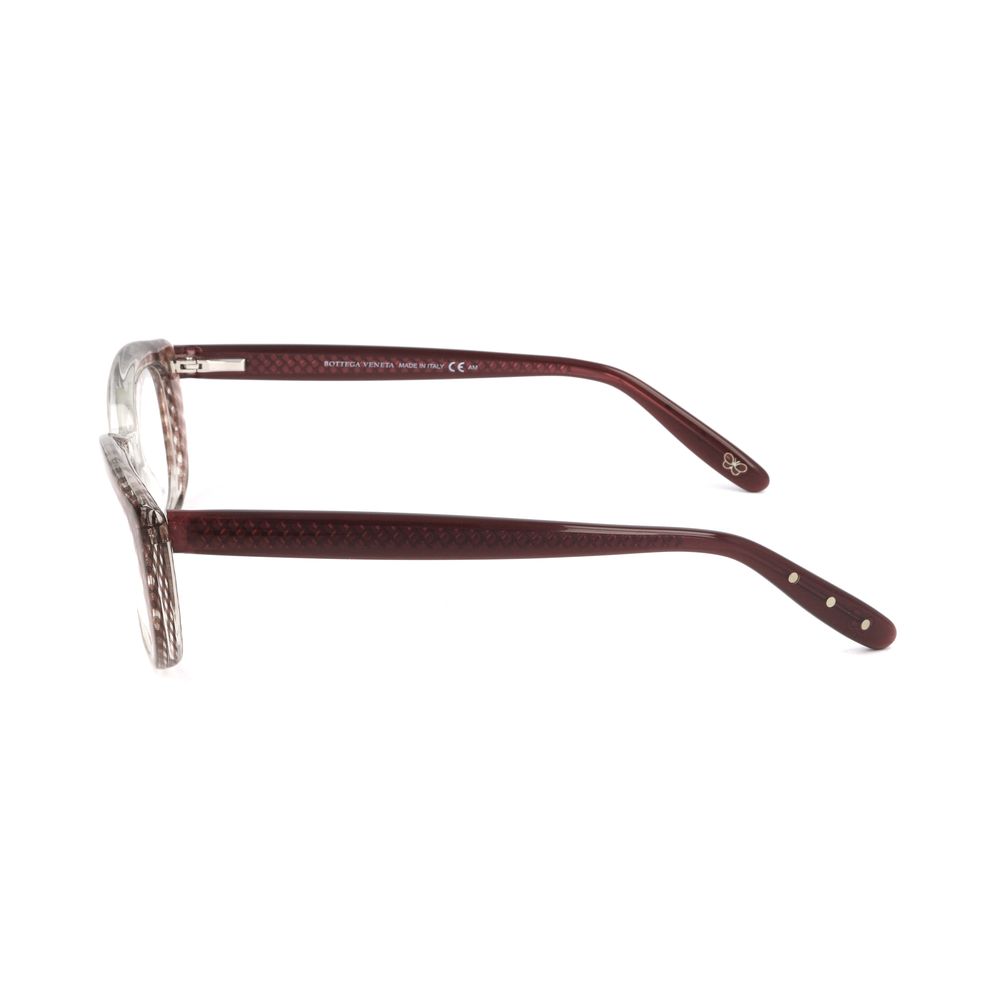 Burgundy Synthetic Bottega Veneta Glasses Frames