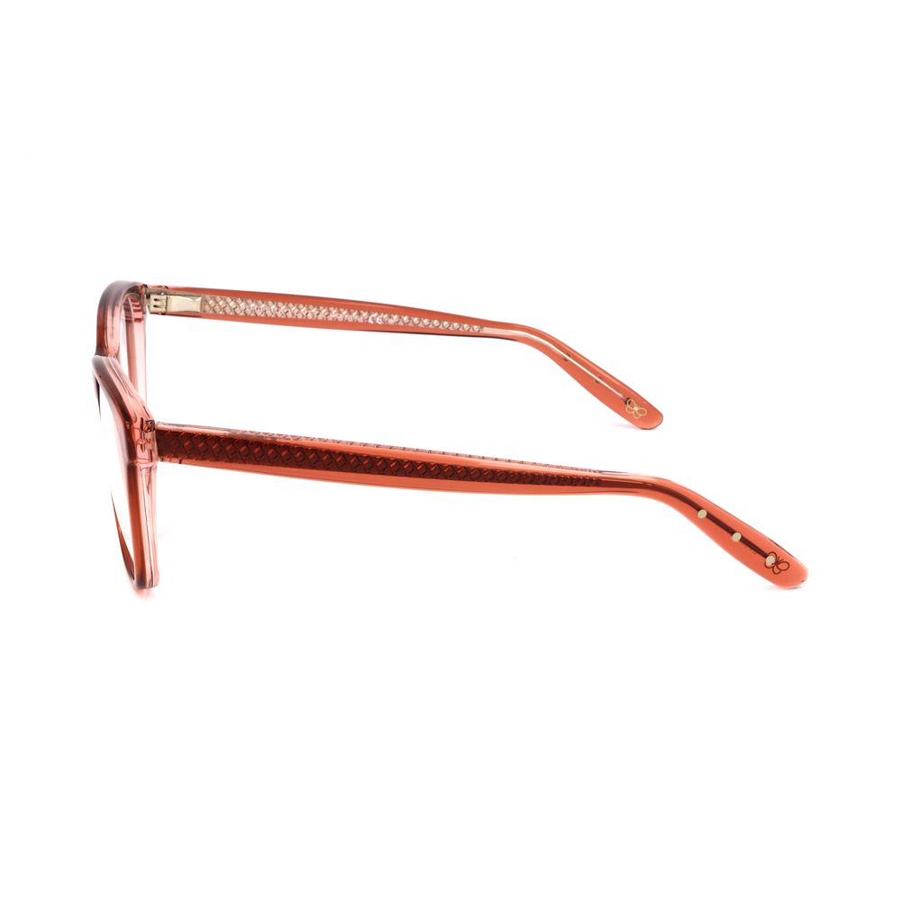 Pink Synthetic Glasses with Multicolor Frames