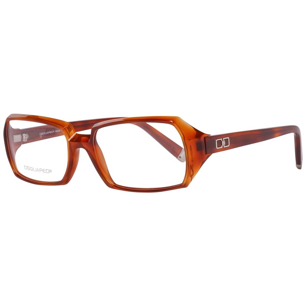 Brown Synthetic Glasses Frames Elegant Design by Dsquared2