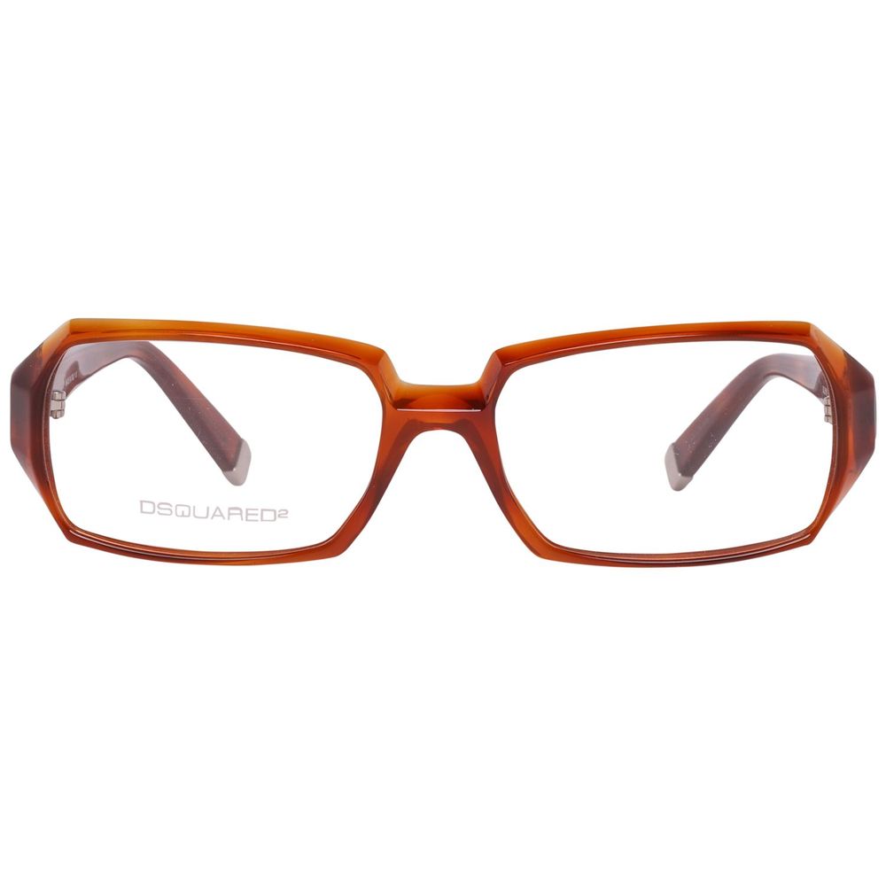 Brown Synthetic Glasses Frames Elegant Design by Dsquared2