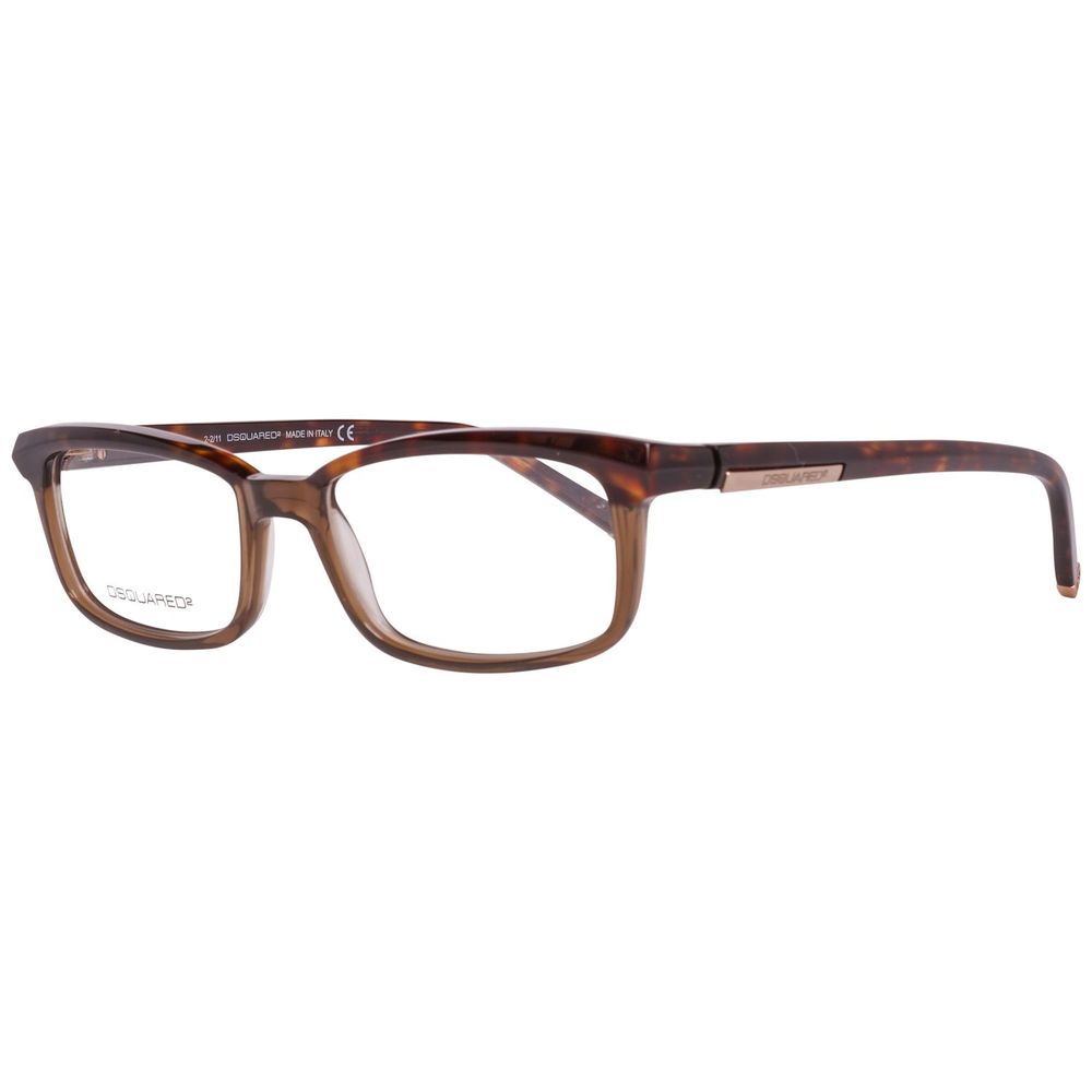 Brown Synthetic Glasses Frames by DSQUARED2