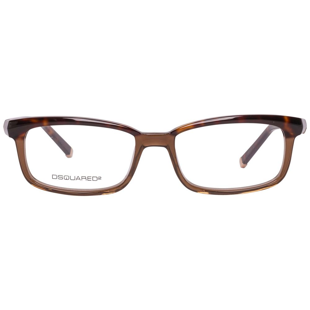 Brown Synthetic Glasses Frames by DSQUARED2