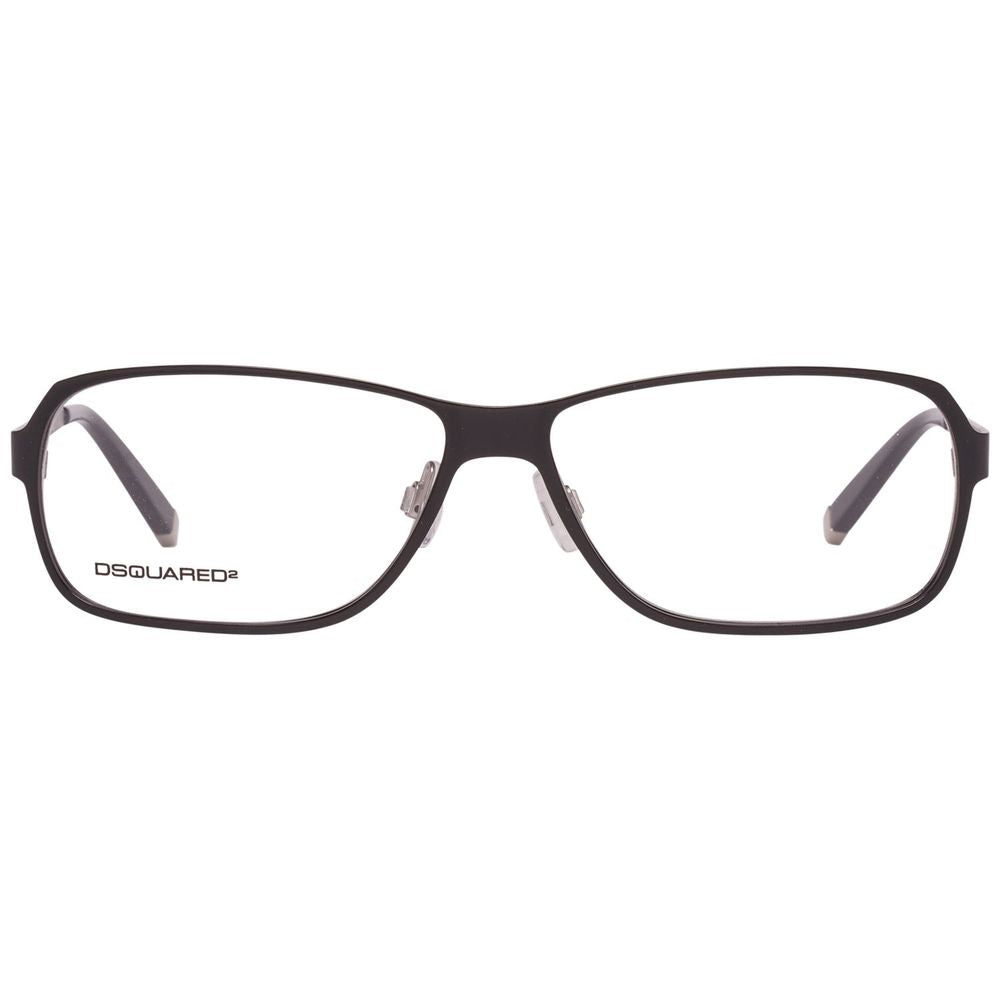 Black Metal Synthetic Glasses Frames