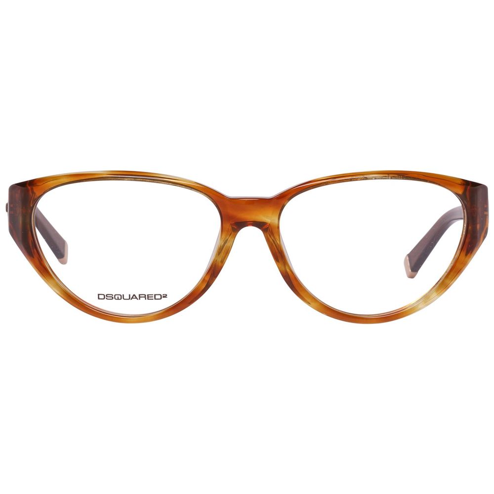 Braune Brillenfassung aus Synthetik von DSQUARED2