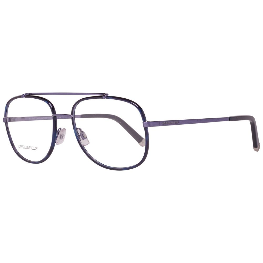 Blue Metal Glasses (Frames)GLASSES DSQUARED2 MAN DQ5073-092-53 (Lens/Bridge/Temple) 53/17/140 mm.Material: METAL.Colour: BLUE.Measures (Lens/Bridge/Temple): 53/17/140mm..Category S3- The Rise-System Ventilation System Double-Sycle-Protection Anti-Protecti