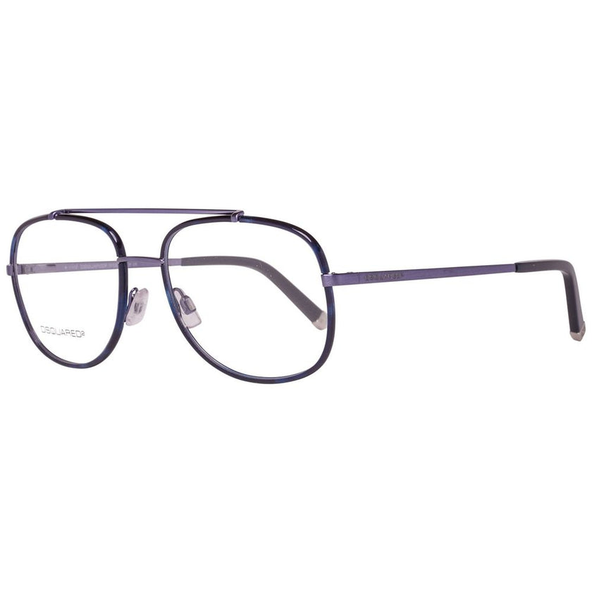 Blue Metal Glasses (Frames)GLASSES DSQUARED2 MAN DQ5073-092-53 (Lens/Bridge/Temple) 53/17/140 mm.Material: METAL.Colour: BLUE.Measures (Lens/Bridge/Temple): 53/17/140mm..Category S3- The Rise-System Ventilation System Double-Sycle-Protection Anti-Protecti