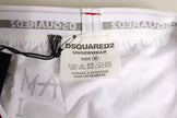 White Cotton Stretch Women Mid Waist Panty UnderwearDSQUARED2 Absolutely stunning, 100% Authentic, exclusive brand new DSQUARED2 women’s cotton stretch panty. Model: Pantyhose Colour: White Material: 95% Cotton 5% Elastane Elastic waist strap Logo details
