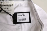 White Cotton Stretch Women Mid Waist Panty UnderwearDSQUARED2 Absolutely stunning, 100% Authentic, exclusive brand new DSQUARED2 women’s cotton stretch panty. Model: Pantyhose Colour: White Material: 95% Cotton 5% Elastane Elastic waist strap Logo details