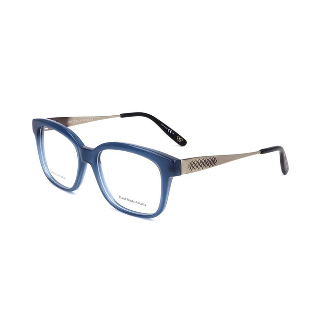 Bicolor Acetate Glasses (Frames)GLASSES BOTTEGA VENETA WOMAN BV242F2G (Lens/Bridge/Temple) 51/17/140 mm.Material: ACETATE.Colour: BLUE AND MATTE SILVER.Measures (Lens/Bridge/Temple): 51/17/140mm..Bicolor Acetate Glasses (Frames)${tagsBottega VenetaAulae B