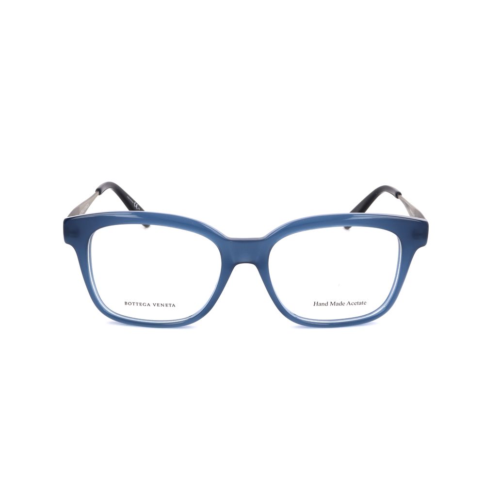 Bicolor Acetate Glasses (Frames)GLASSES BOTTEGA VENETA WOMAN BV242F2G (Lens/Bridge/Temple) 51/17/140 mm.Material: ACETATE.Colour: BLUE AND MATTE SILVER.Measures (Lens/Bridge/Temple): 51/17/140mm..Bicolor Acetate Glasses (Frames)${tagsBottega VenetaAulae B