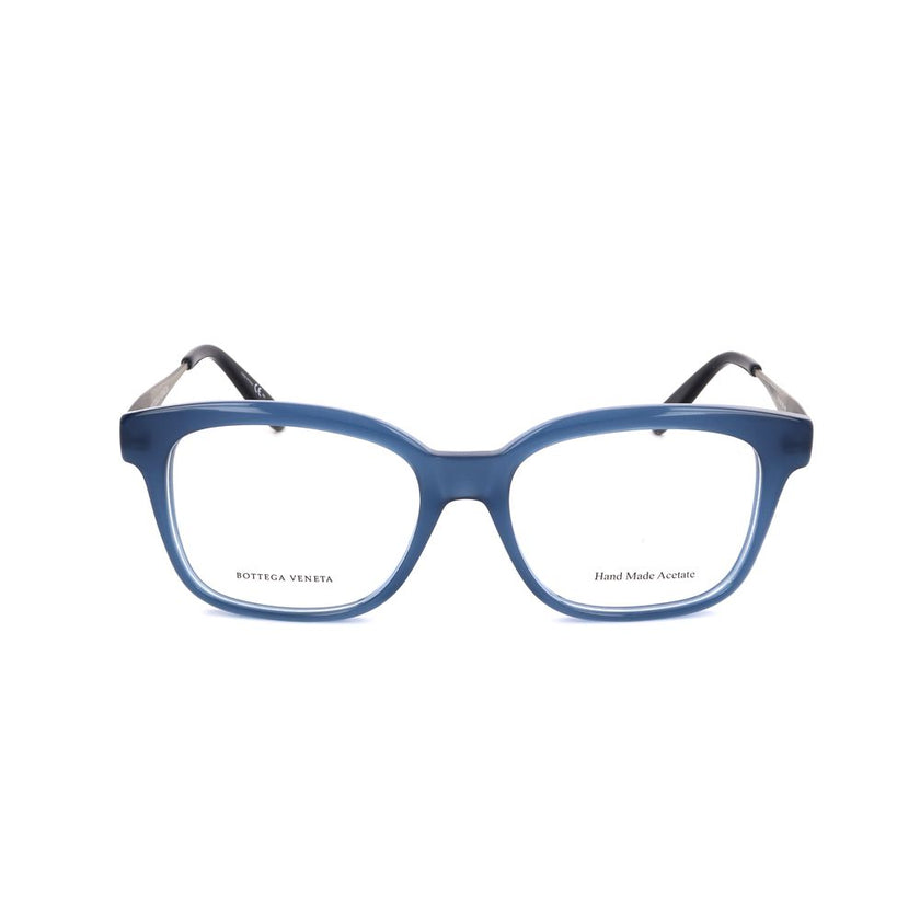 Bicolor Acetate Glasses (Frames)GLASSES BOTTEGA VENETA WOMAN BV242F2G (Lens/Bridge/Temple) 51/17/140 mm.Material: ACETATE.Colour: BLUE AND MATTE SILVER.Measures (Lens/Bridge/Temple): 51/17/140mm..Bicolor Acetate Glasses (Frames)${tagsBottega VenetaAulae B