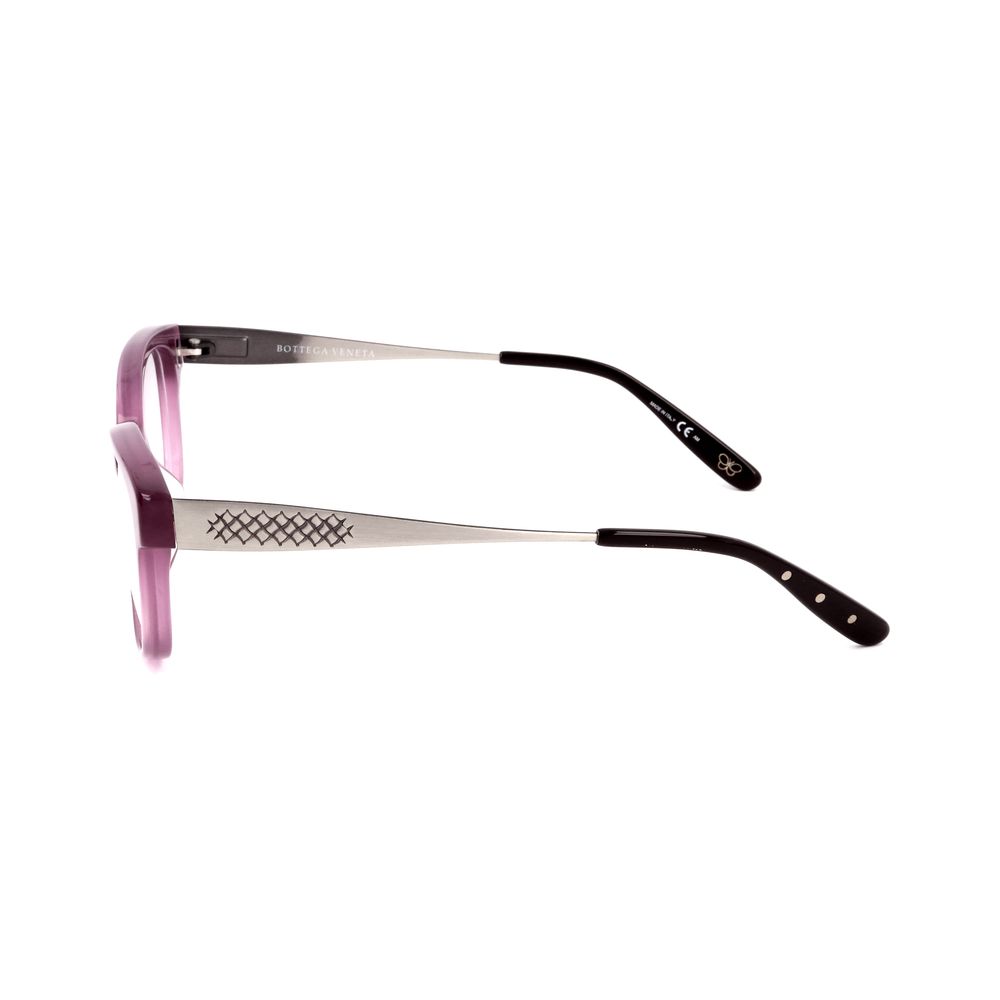 Bicolor Plastic Glasses (Frames)GLASSES BOTTEGA VENETA WOMAN BV602JF2B (Lens/Bridge/Temple) 53/16/ mm.Material: PLASTIC.Colour: SILVER AND PURPLE MATTE.Measures (Lens/Bridge/Temple): 53/16/mm..Bicolor Plastic Glasses (Frames)${tagsBottega VenetaAulae Bico