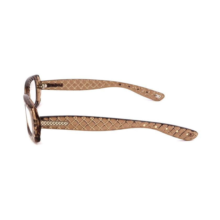 Brown Plastic Glasses (Frames)GLASSES BOTTEGA VENETA WOMAN BV210439 (Lens/Bridge/Temple) 52/17/135 mm.Material: PLASTIC.Colour: TRANSPARENT BROWN.Measures (Lens/Bridge/Temple): 52/17/135mm..Brown Plastic Glasses (Frames)${tagsBottega VenetaAulae Brown Pla