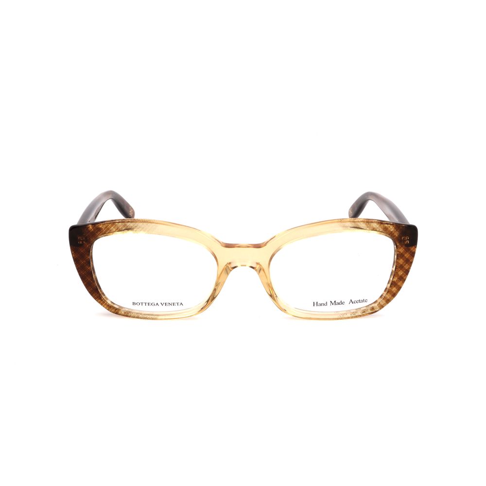 Brown Synthetic Glasses Frames with Dotted Detail
