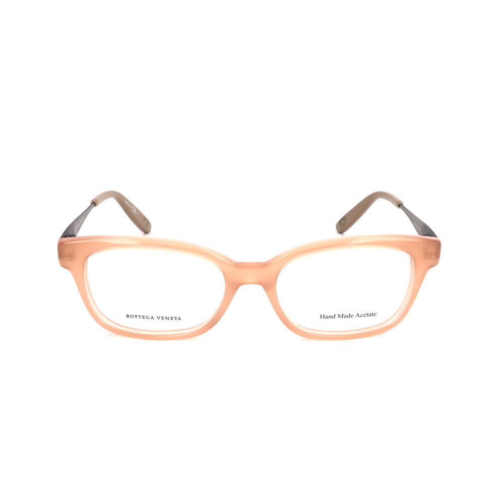 Bicolor Acetate Glasses (Frames)GLASSES BOTTEGA VENETA WOMAN BV243F2D (Lens/Bridge/Temple) 50/17/140 mm.Material: ACETATE.Colour: MATTE PINK AND SILVER.Measures (Lens/Bridge/Temple): 50/17/140mm..Bicolor Acetate Glasses (Frames)${tagsBottega VenetaAulae B