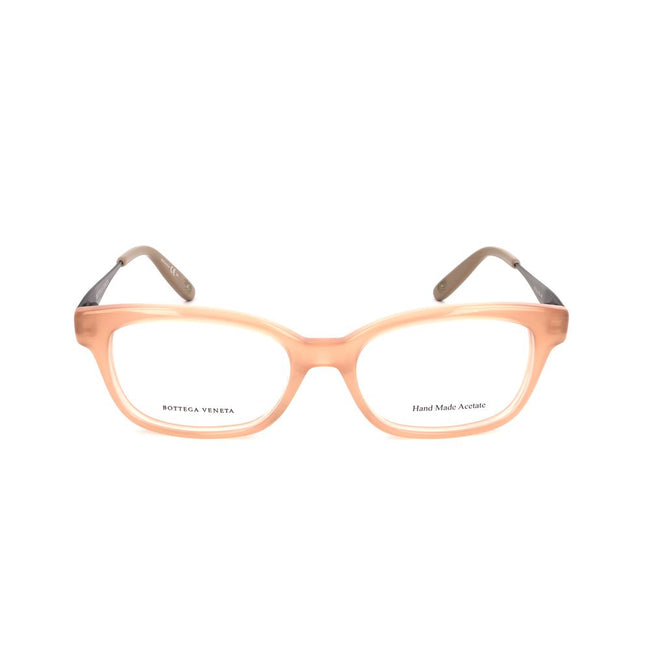 Bicolor Acetate Glasses (Frames)GLASSES BOTTEGA VENETA WOMAN BV243F2D (Lens/Bridge/Temple) 50/17/140 mm.Material: ACETATE.Colour: MATTE PINK AND SILVER.Measures (Lens/Bridge/Temple): 50/17/140mm..Bicolor Acetate Glasses (Frames)${tagsBottega VenetaAulae B