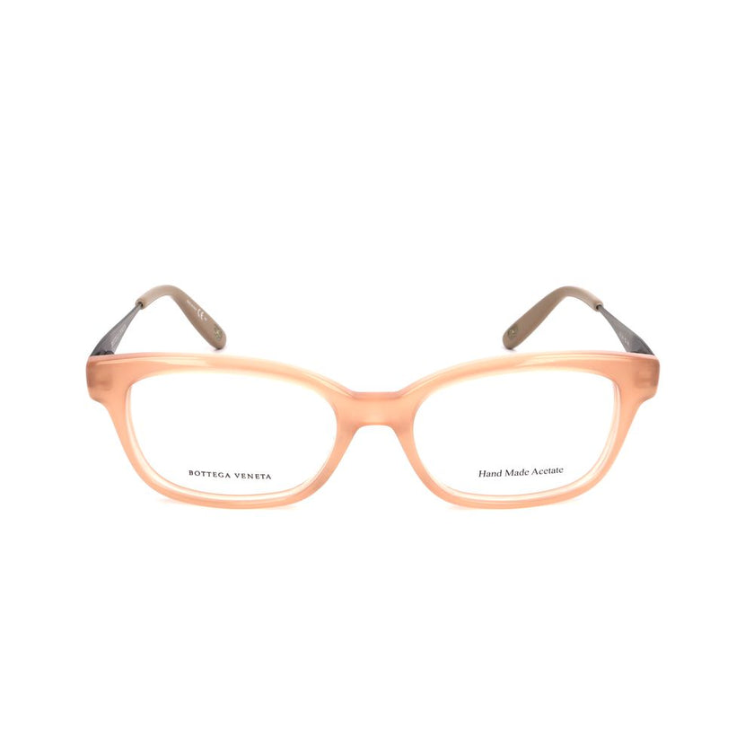 Bicolor Acetate Glasses (Frames)GLASSES BOTTEGA VENETA WOMAN BV243F2D (Lens/Bridge/Temple) 50/17/140 mm.Material: ACETATE.Colour: MATTE PINK AND SILVER.Measures (Lens/Bridge/Temple): 50/17/140mm..Bicolor Acetate Glasses (Frames)${tagsBottega VenetaAulae B