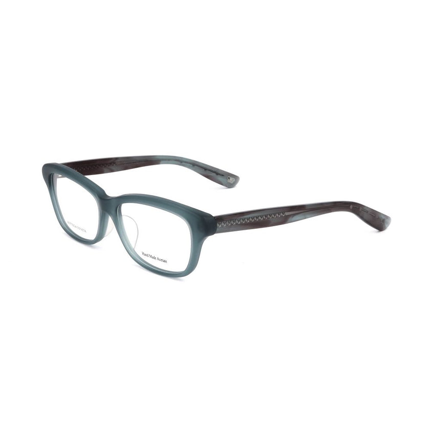 Bicolor Acetate Glasses (Frames)GLASSES BOTTEGA VENETA WOMAN BV601J447 (Lens/Bridge/Temple) 52/14/0 mm.Material: ACETATE.Colour: SEMI-MATTE BLUE AND BLUE HAVANA.Measures (Lens/Bridge/Temple): 52/14/0mm..Bicolor Acetate Glasses (Frames)${tagsBottega Veneta