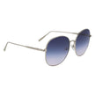 Gold Metal SunglassesSUNGLASSES LONGCHAMP WOMAN LO118S-729 (Lens/Bridge/Temple) 59/18/140 mm.Material: METAL.Colour: GOLDEN.Measures (Lens/Bridge/Temple): 59/18/140mm.GRADIENT BLUE.UV FILTER 2Gold Metal Sunglasses${tagsLongchampAulae Gold Metal Sunglasses