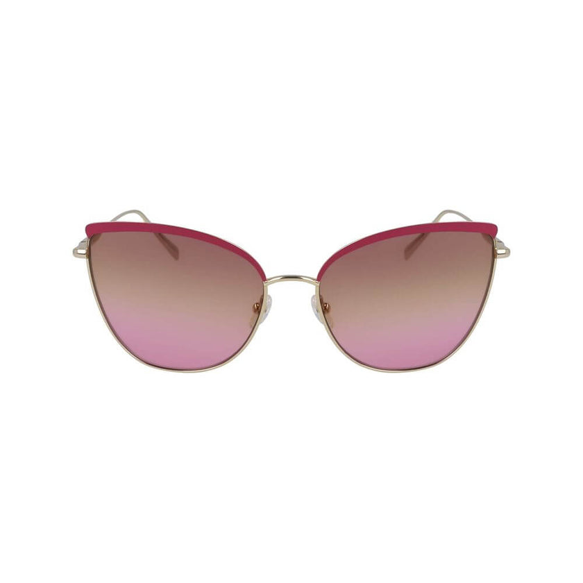 Gold Metal SunglassesSUNGLASSES LONGCHAMP WOMAN LO130S-716 (Lens/Bridge/Temple) 60/16/140 mm.Material: METAL.Colour: GOLDEN.Measures (Lens/Bridge/Temple): 60/16/140mm.PINK GRADIENT BROWN.UV FILTER 1Gold Metal Sunglasses${tagsLongchampAulae Gold Metal Sung