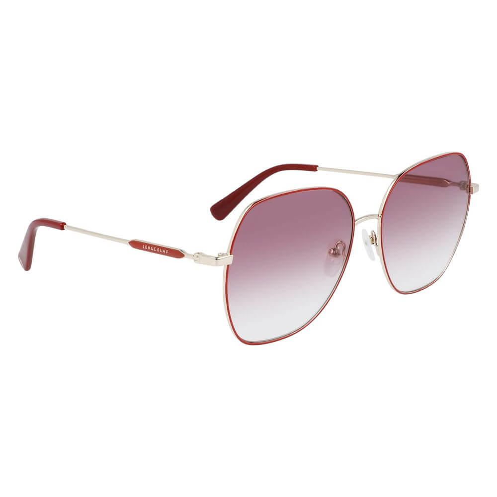 Red Metal SunglassesSUNGLASSES LONGCHAMP WOMAN LO151S-604 (Lens/Bridge/Temple) 60/16/145 mm.Material: METAL.Colour: RED.Measures (Lens/Bridge/Temple): 60/16/145mm.GRADIENT RED.UV FILTER 2Red Metal Sunglasses${tagsLongchampAulae Red Metal Sunglasses Longch