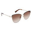 Gold Metal SunglassesSUNGLASSES LONGCHAMP WOMAN LO152S-720 (Lens/Bridge/Temple) 58/16/140 mm.Material: METAL.Colour: GOLDEN.Measures (Lens/Bridge/Temple): 58/16/140mm.GRADIENT BROWN.UV FILTER 2Gold Metal Sunglasses${tagsLongchampAulae Gold Metal Sunglasse