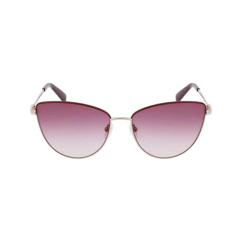 Gold Metal SunglassesSUNGLASSES LONGCHAMP WOMAN LO152S-721 (Lens/Bridge/Temple) 58/16/140 mm.Material: METAL.Colour: GOLDEN.Measures (Lens/Bridge/Temple): 58/16/140mm.GRADIENT RED.UV FILTER 2Gold Metal Sunglasses${tagsLongchampAulae Gold Metal Sunglasses