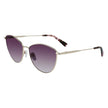 Gold Metal SunglassesSUNGLASSES LONGCHAMP WOMEN LO155S-723 (Lens/Bridge/Temple) 58/16/140 mm.Material: METAL.Colour: GOLDEN.Measures (Lens/Bridge/Temple): 58/16/140mm.PURPLE.Filter 2Gold Metal Sunglasses${tagsLongchampAulae Gold Metal Sunglasses Longchamp