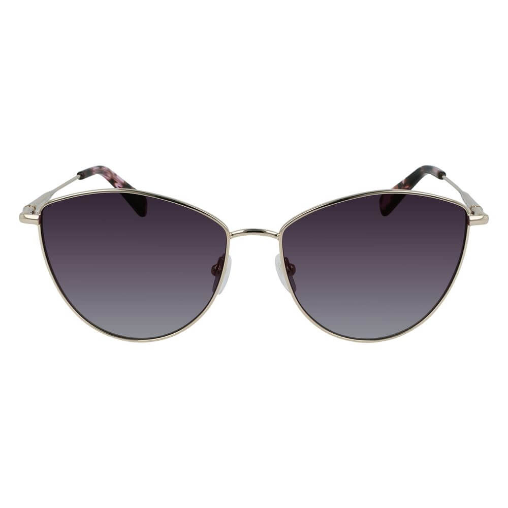 Gold Metal SunglassesSUNGLASSES LONGCHAMP WOMEN LO155S-723 (Lens/Bridge/Temple) 58/16/140 mm.Material: METAL.Colour: GOLDEN.Measures (Lens/Bridge/Temple): 58/16/140mm.PURPLE.Filter 2Gold Metal Sunglasses${tagsLongchampAulae Gold Metal Sunglasses Longchamp