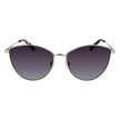 Gold Metal SunglassesSUNGLASSES LONGCHAMP WOMEN LO155S-723 (Lens/Bridge/Temple) 58/16/140 mm.Material: METAL.Colour: GOLDEN.Measures (Lens/Bridge/Temple): 58/16/140mm.PURPLE.Filter 2Gold Metal Sunglasses${tagsLongchampAulae Gold Metal Sunglasses Longchamp