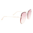 Rose Gold Metal SunglassesSUNGLASSES LONGCHAMP WOMAN LO160S716 (Lens/Bridge/Temple) 65/17/140 mm.Material: METAL.Colour: .Measures (Lens/Bridge/Temple): 65/17/140mm.GRADIENT PINK.UV FILTER 1Rose Gold Metal Sunglasses${tagsLongchampAulae Rose Gold Metal Su