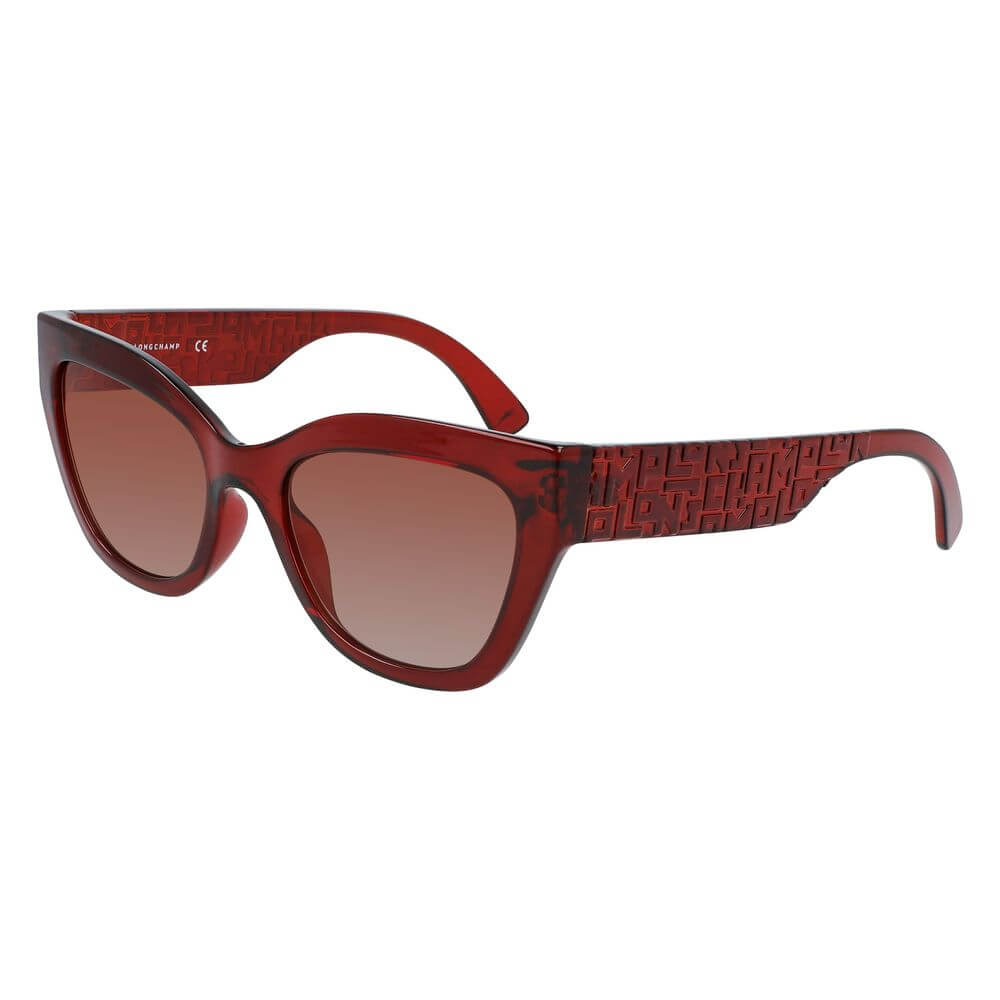 Red Injected SunglassesSUNGLASSES LONGCHAMP WOMAN LO691S602 (Lens/Bridge/Temple) 55/20/140 mm.Material: INJECTED.Colour: RED.Measures (Lens/Bridge/Temple): 55/20/140mm.Gradient red.UV filter 2Red Injected Sunglasses${tagsLongchampAulae Red Injected Sungla